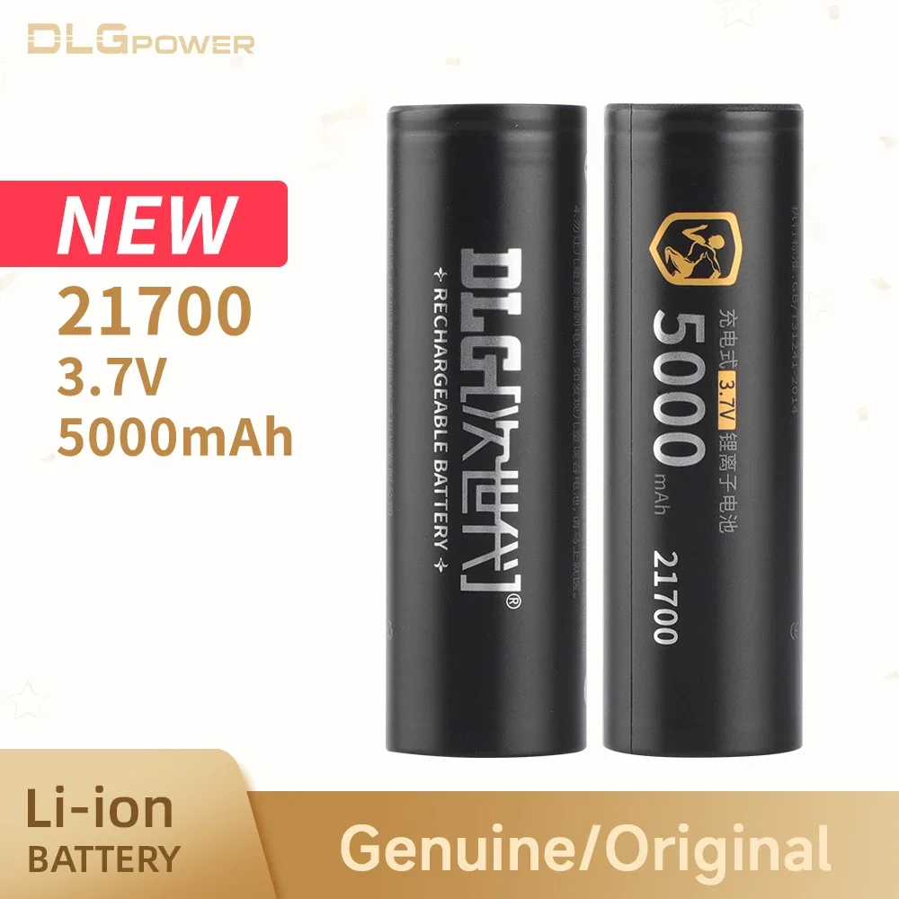 Vaping Goods - DLGPOWER 21700 3.7V 5000mAh High Capacity