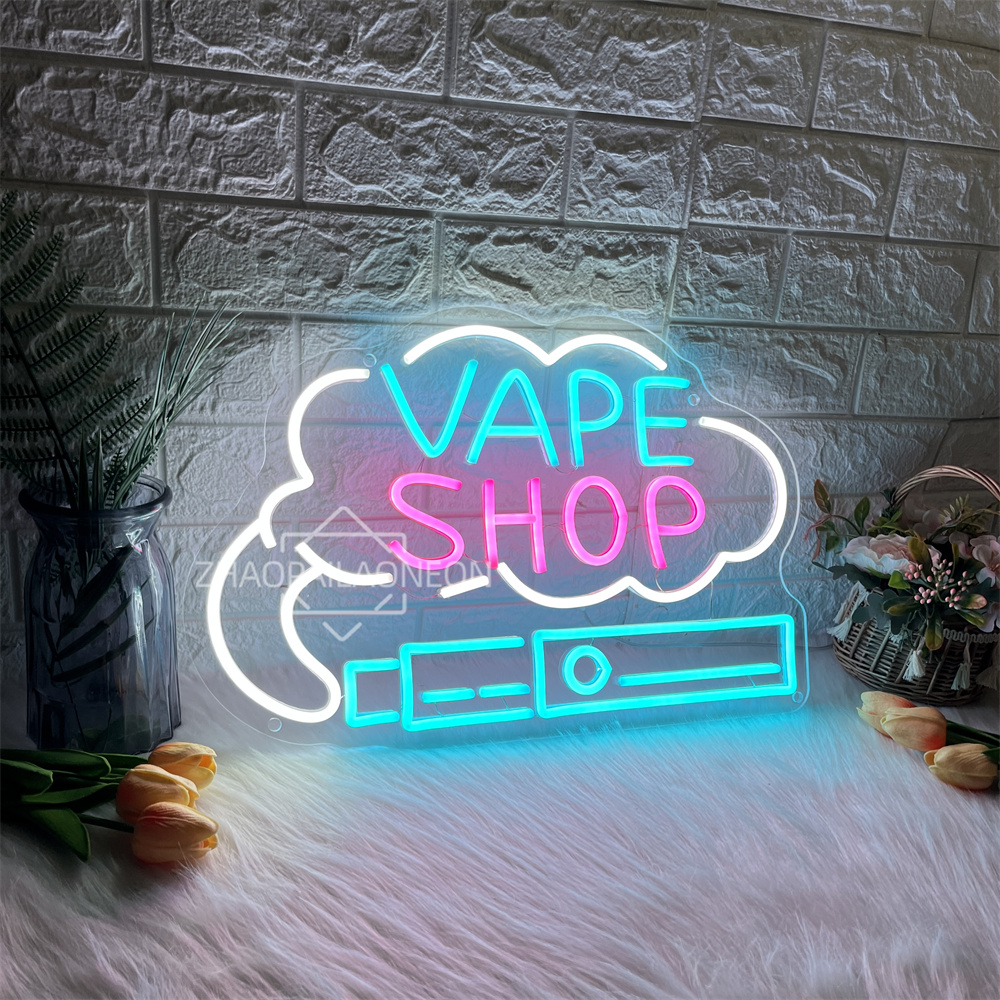 VAPE SHOP Led Neon Sign Wall R - Vaping Shop 评论和价格