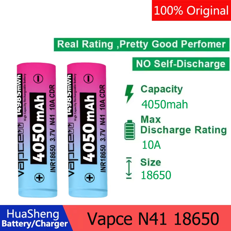 New Original Vapcell N41 18650 - Vape Battery 18650 评论和价格