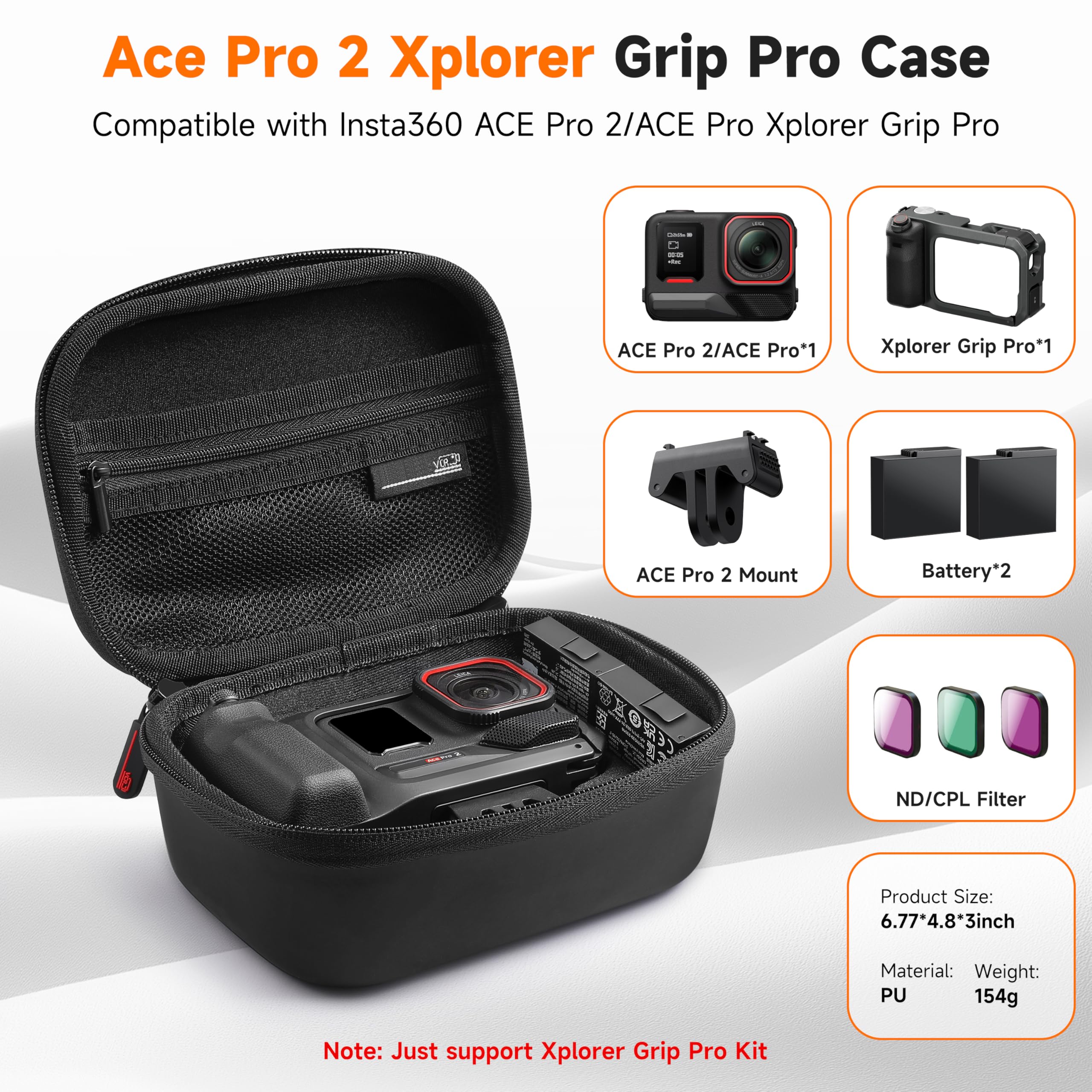 Carrying Case For Insta360 Ace - Battery Case Storage 评论和价格