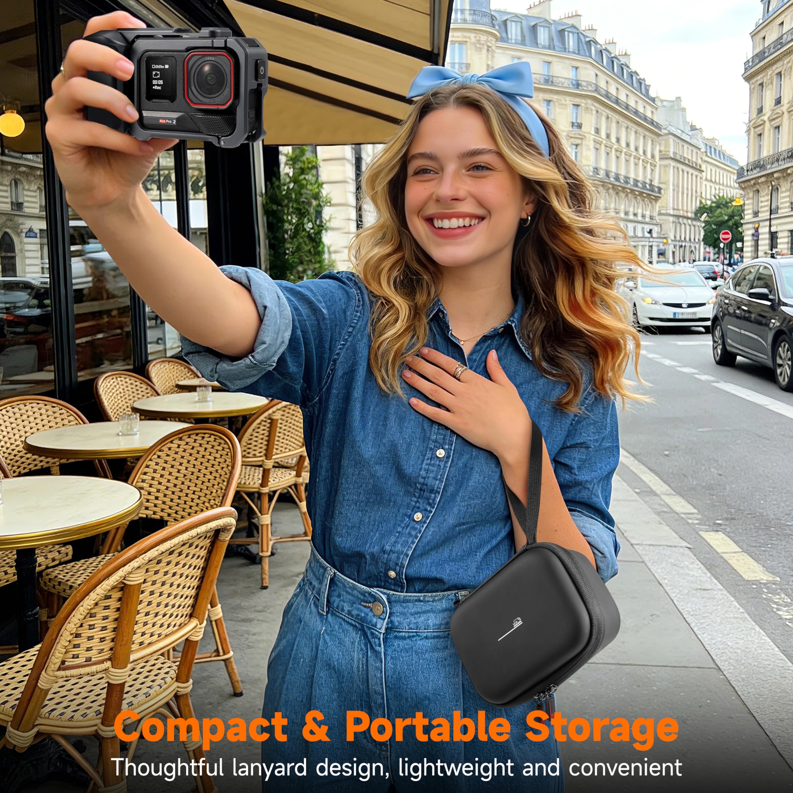 Carrying Case For Insta360 Ace - Battery Case Storage 评论和价格