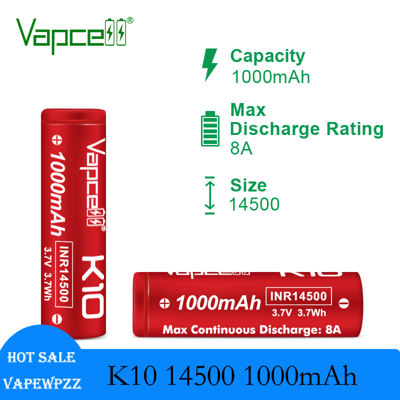 1-20PCS Original Vapcell K10 1 - Vape Battery 18650 评论和价格