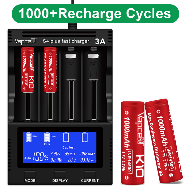 1-20PCS Original Vapcell K10 1 - Vape Battery 18650 评论和价格
