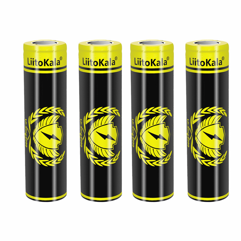4pcs LiitoKala 3.7V 18650/2170 - Vape Battery 18650 评论和价格