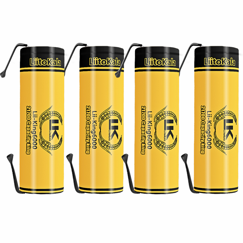 4pcs LiitoKala 3.7V 18650/2170 - Vape Battery 18650 评论和价格