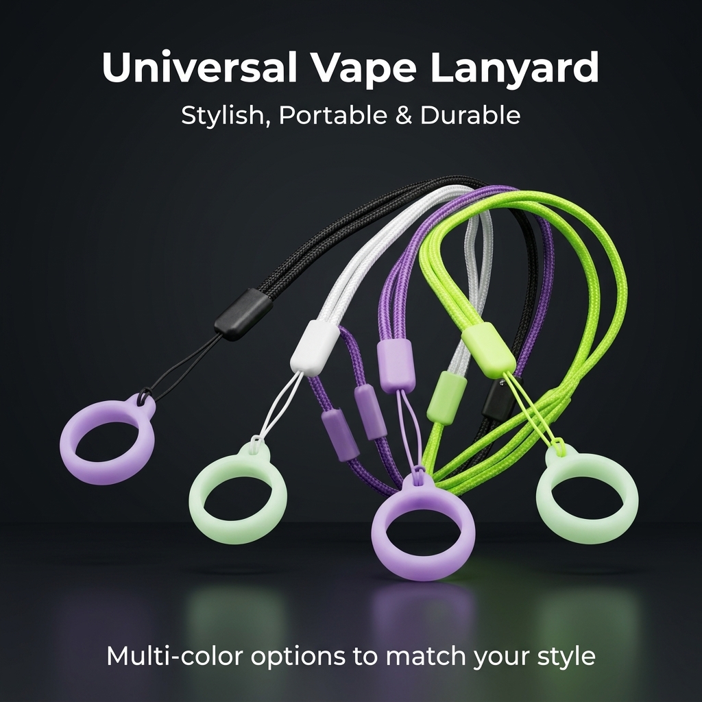 Multi-Color E-cigarette Lanyar - Vape Band Silicone 评论和价格