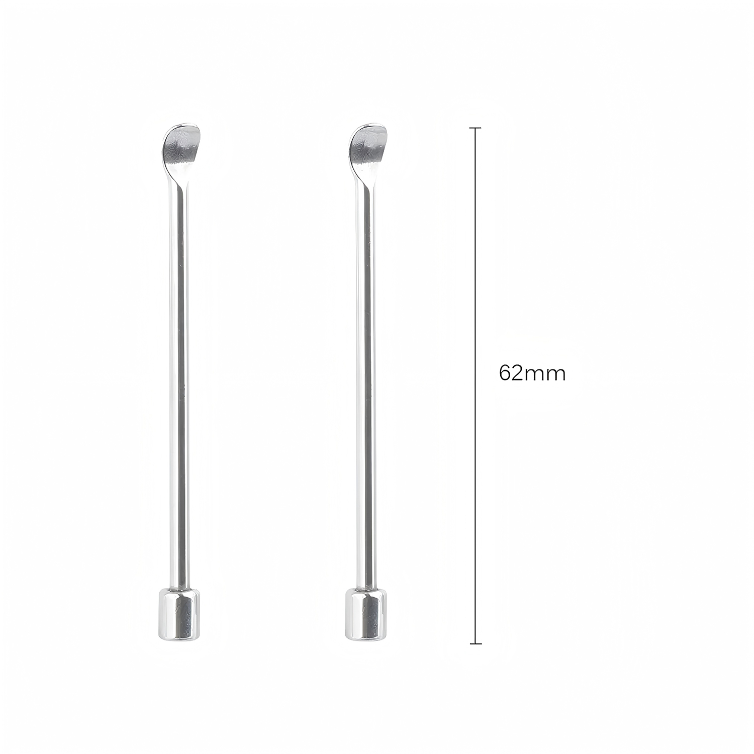 2Pcs 6cm Stainless Steel Mini  - Vaping Goods 评论和价格