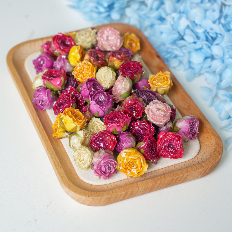 5pcs Drip Glue Roses Dried Flo - Drip Tip Resin 评论和价格