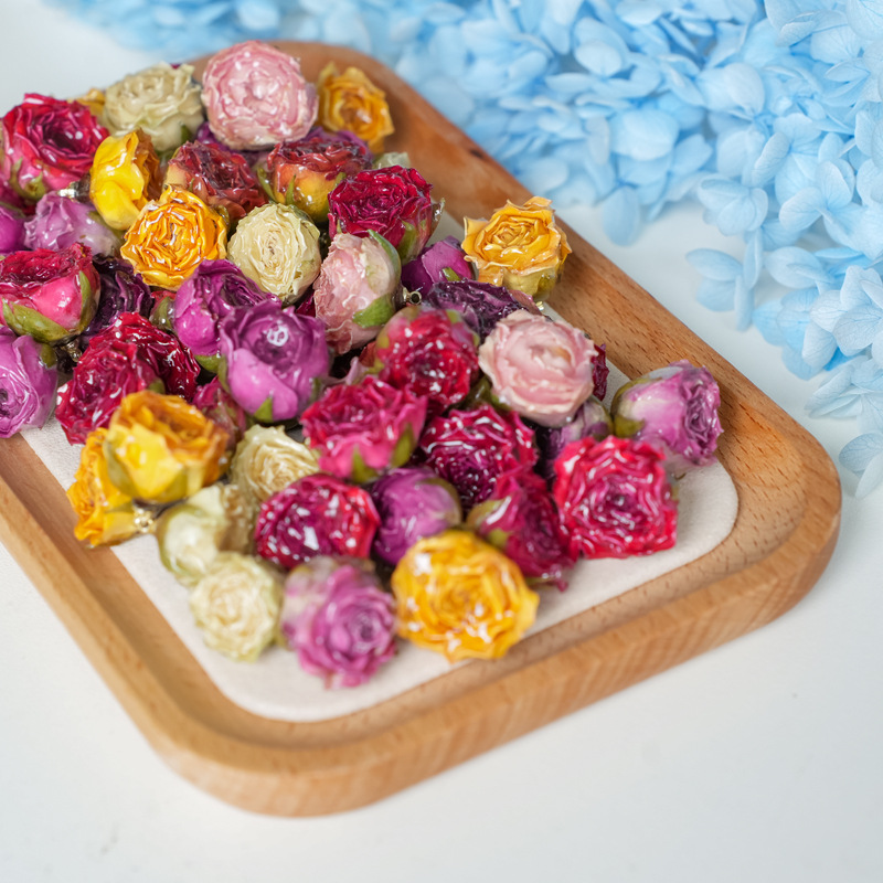 5pcs Drip Glue Roses Dried Flo - Drip Tip Resin 评论和价格