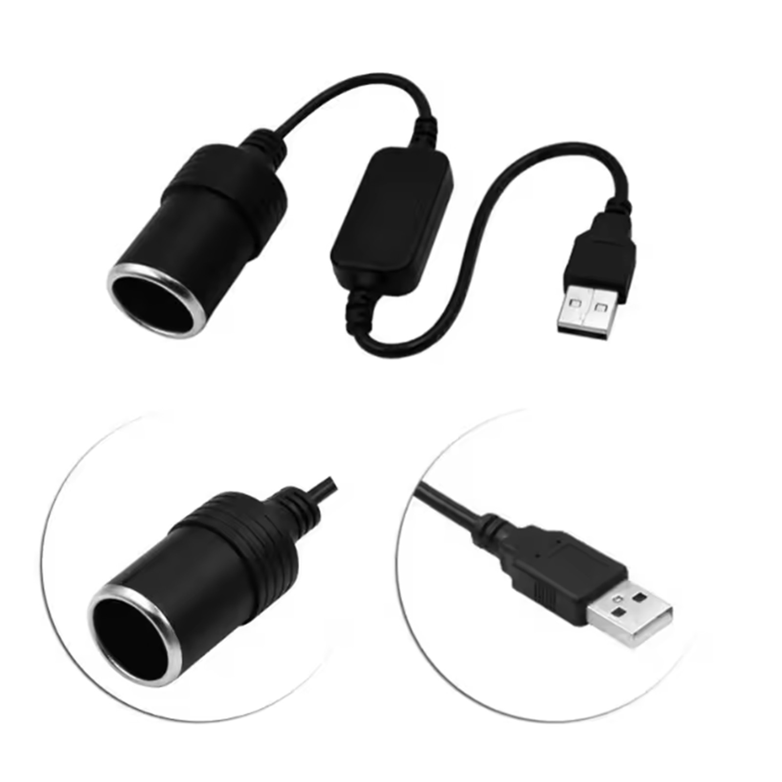 1pc 5V 2A USB To 12V Cigarette - Vape Accessory 评论和价格