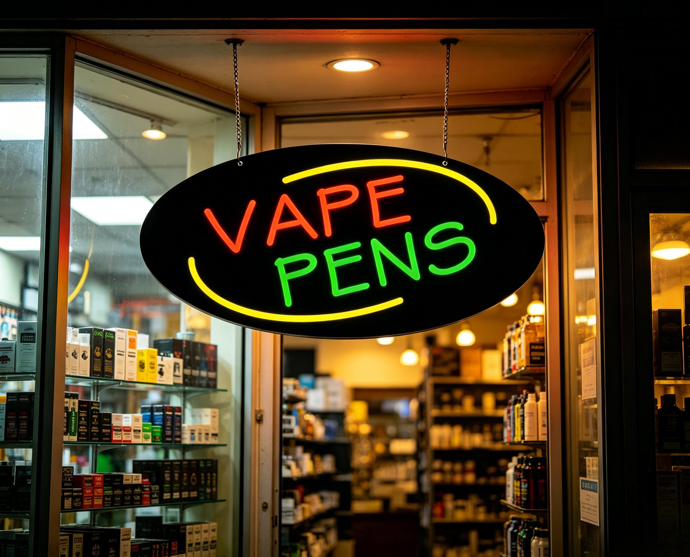 Vape Pens Neon Sign Dimmable L - Vaping Shop 评论和价格