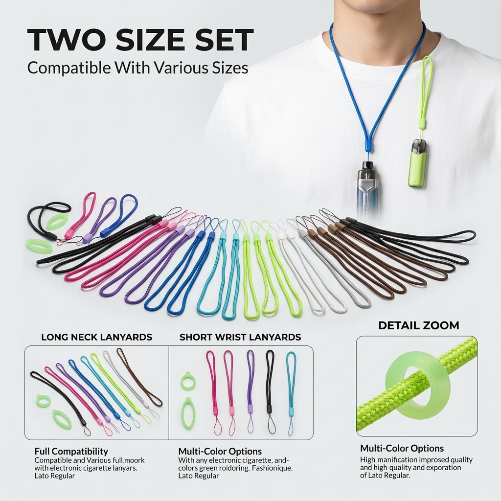 Universal Silicone Lanyard Set - Vape Band Silicone 评论和价格