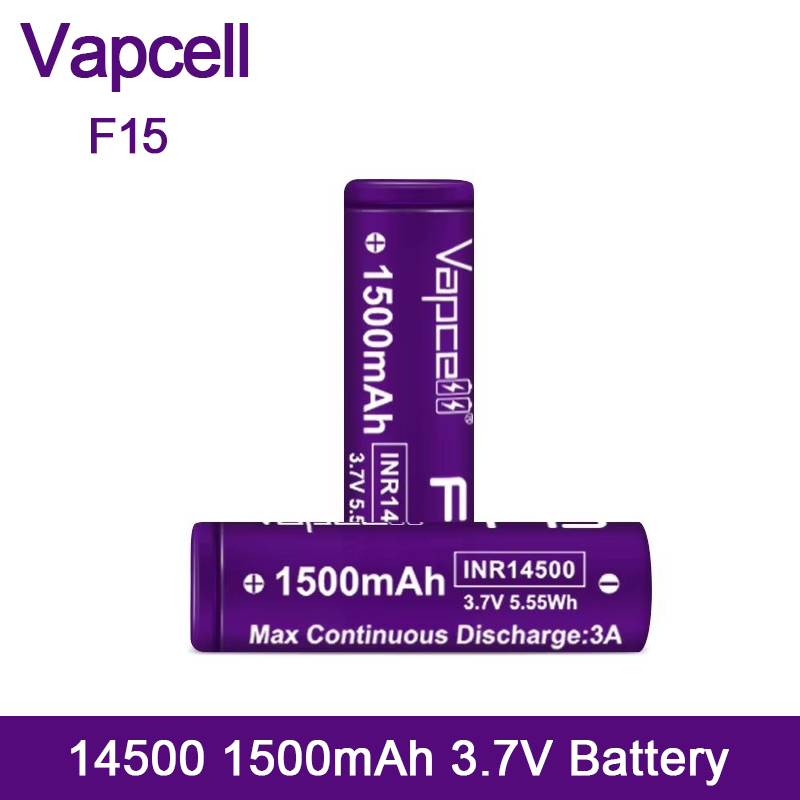 Vapcell INR14500 F15 1500mAh 3 - Vape Battery 18650 评论和价格
