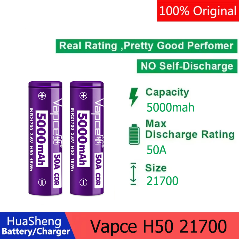 Newest Released Vapcell H50 IN - Vape Battery 18650 评论和价格