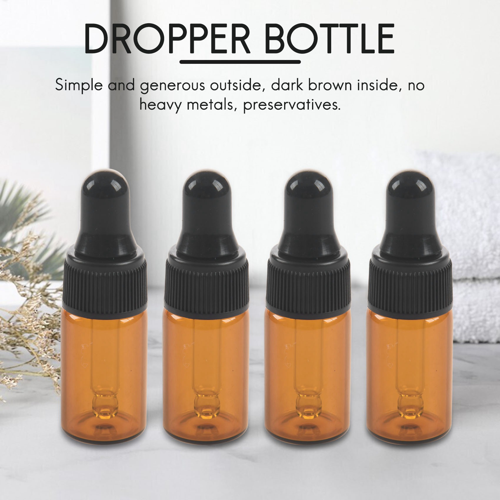 10pcs 3ml Empty brown Glass Dr - Juice Bottle Dropper 评论和价格