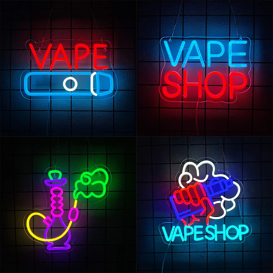 Vape Shop Neon Signs, Led Lett - Vaping Shop 评论和价格