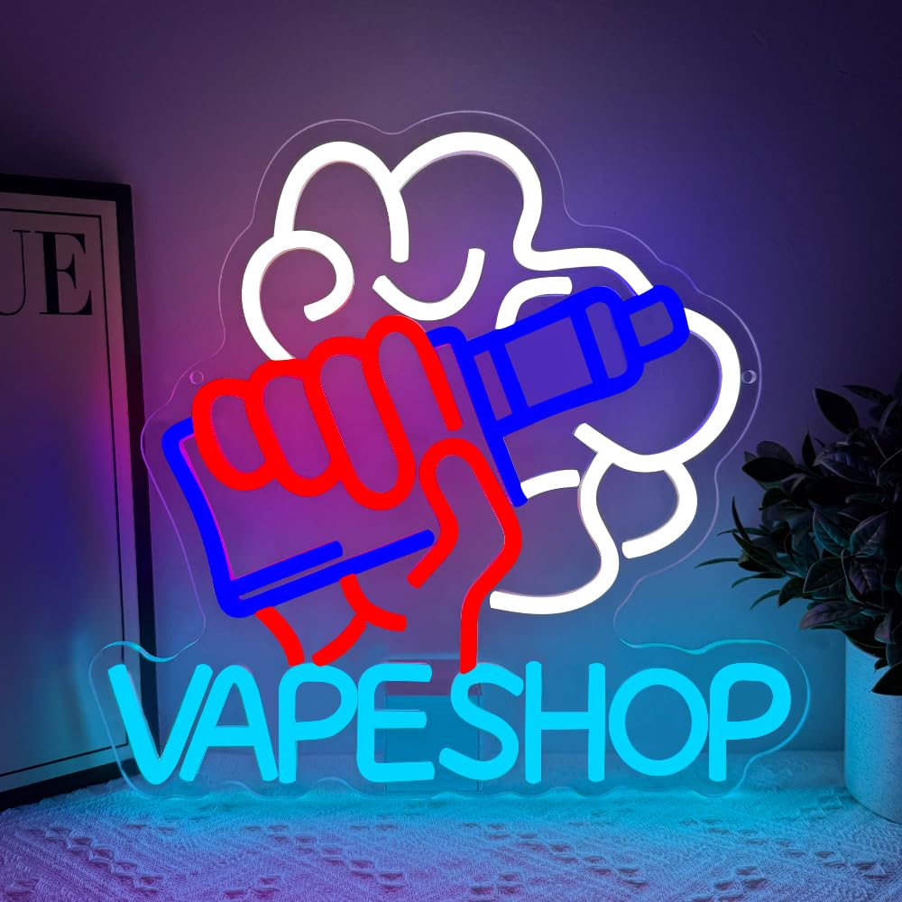 Vape Shop Neon Sign USB Powere - Vaping Shop 评论和价格