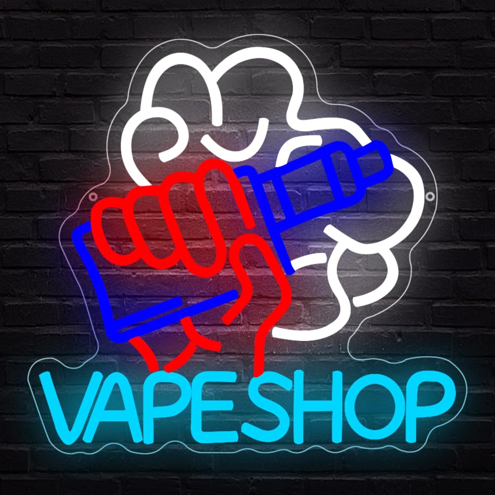 Vape Shop Neon Sign USB Powere - Vaping Shop 评论和价格